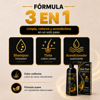 Shampoo Cubre Canas 3 en 1 marca Miel