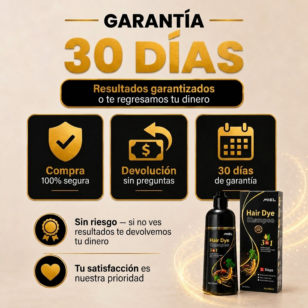 Shampoo Cubre Canas 3 en 1 marca Miel